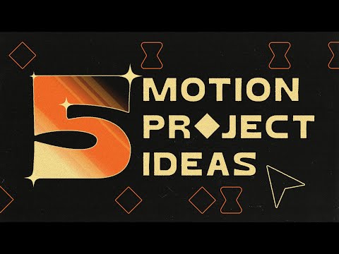 5 Motion Design Projects for ALL Skill Levels!