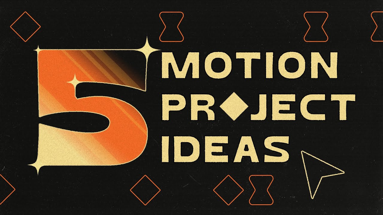 5 Easy Motion Design Projects for All Skill Levels 🎨