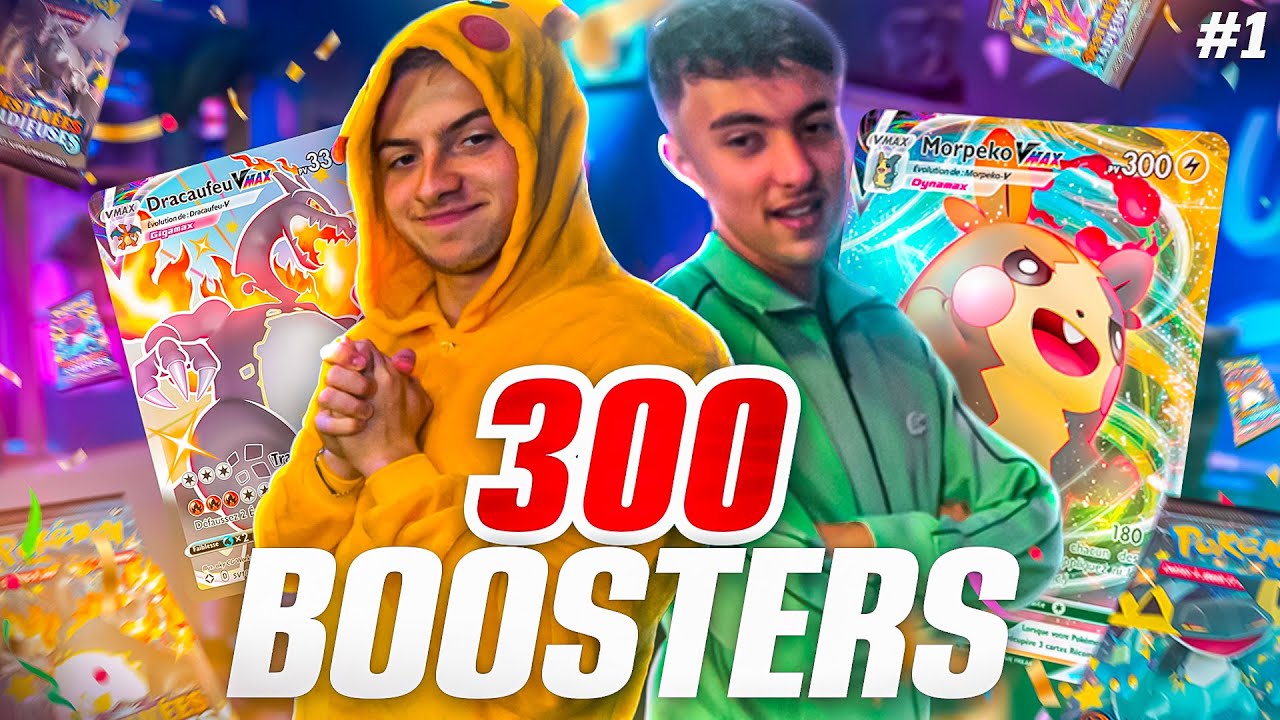 J'AI JAMAIS OUVERT AUTANT DE BOOSTER POKÉMON DE MA VIE ! 😍 (je veux dracaufeu shiny svp)