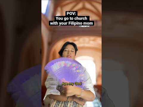Filipino mom goes to church #filipino #filipinoyoutuber #comedy #acting #filipinovlogger #church