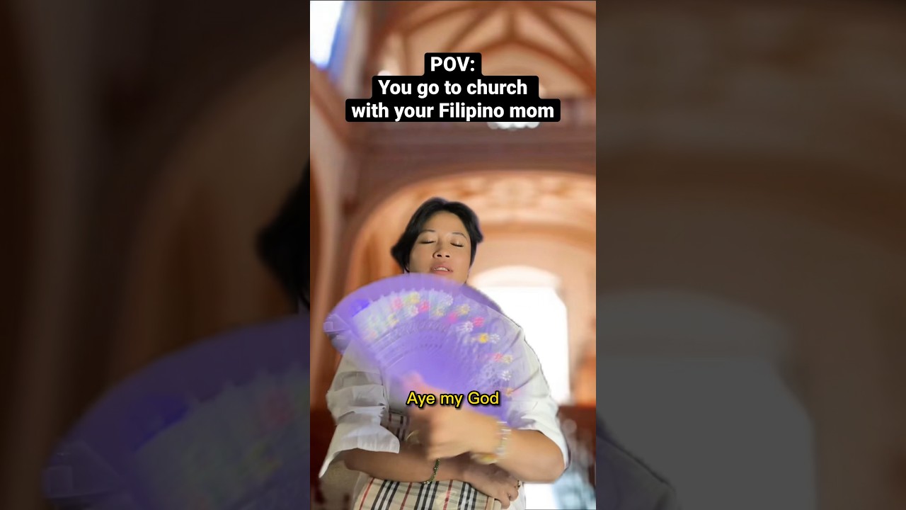 Filipino Mom Visits Church π