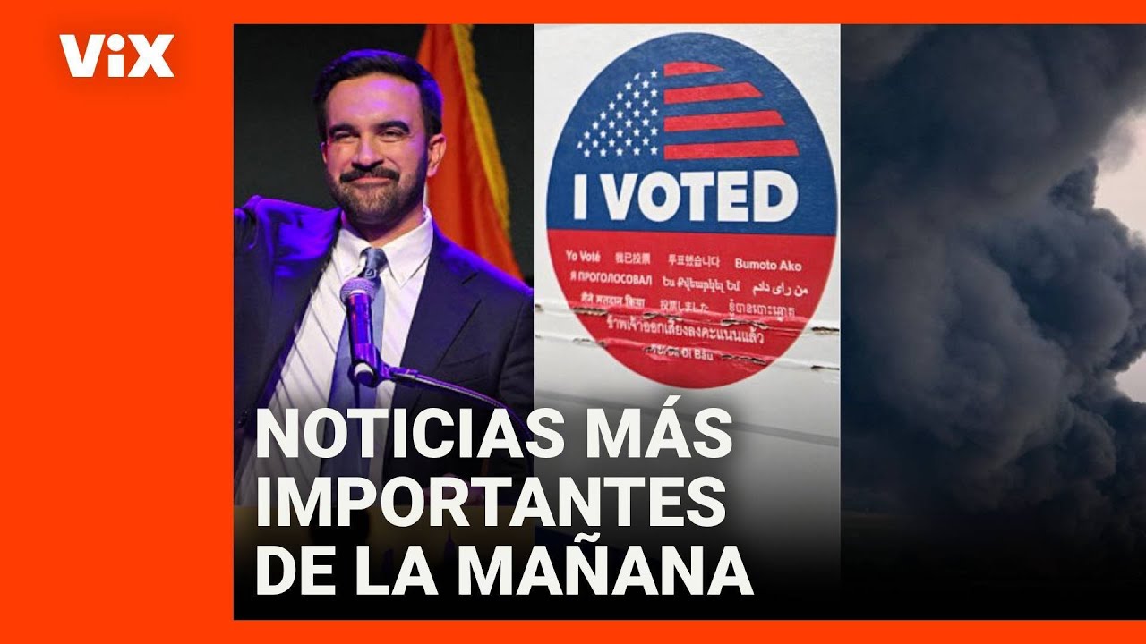 Resumen Matutino: Victoria de Zohran Mamdani como Alcalde de Nueva York y más noticias del 5 de noviembre 🗽