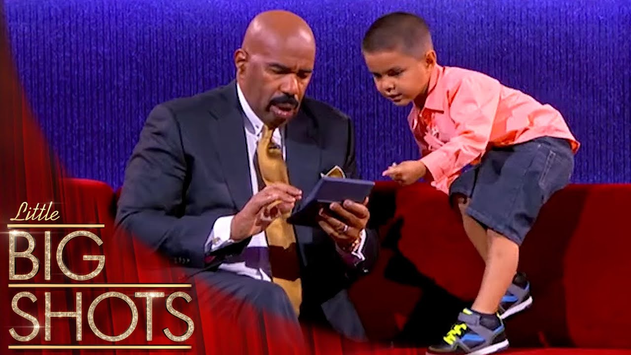 5-Year-Old Prodigy Luis Esquivel Stuns Steve Harvey with Amazing Number Skills 🎉