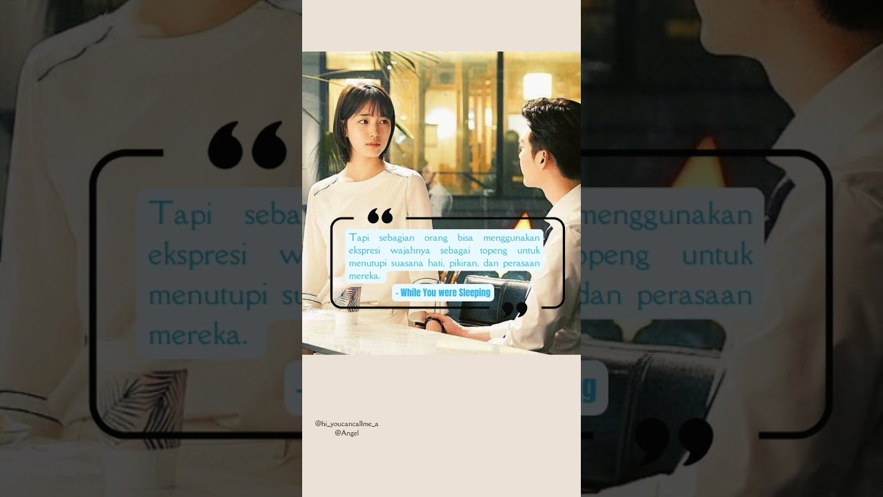 While You Were Sleeping Quotes β¨