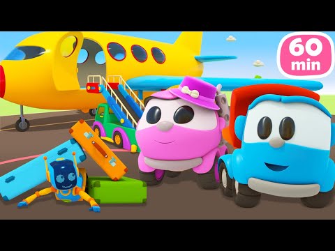 LeÌo le camion curieux et l'avion âïž 1 HEURE du dessin animĂ© pour enfant