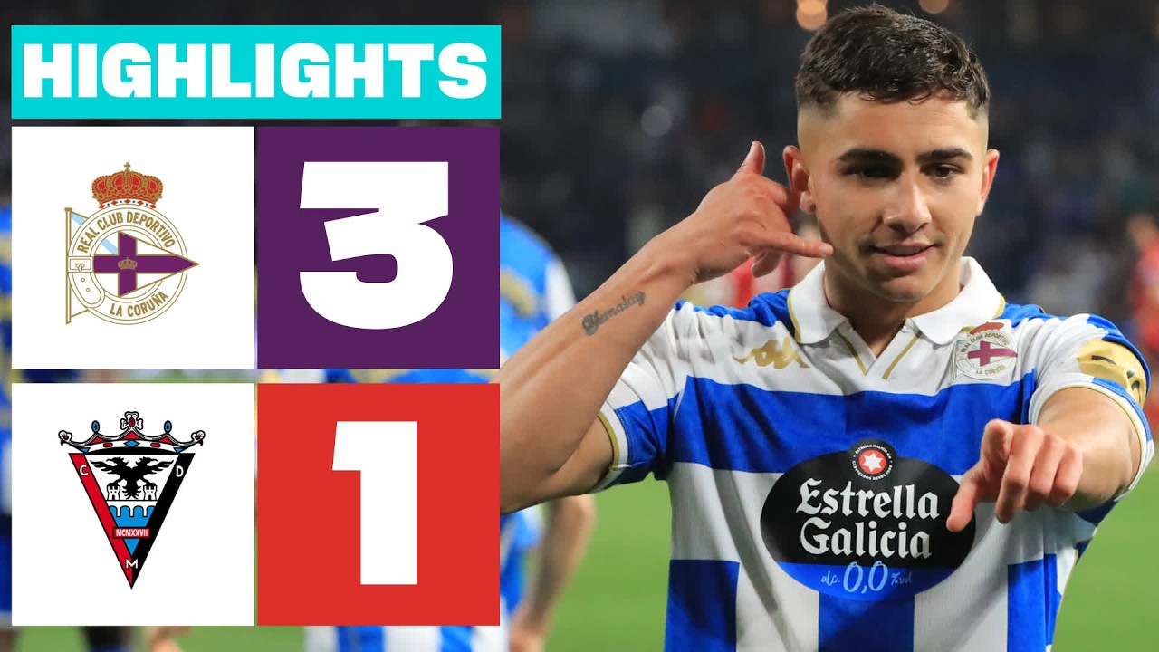 RC DEPORTIVO 3 - 1 CD MIRANDÉS | RESUMEN LALIGA HYPERMOTION