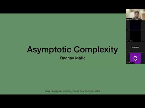 ECE 36800: Asymptotic Complexity