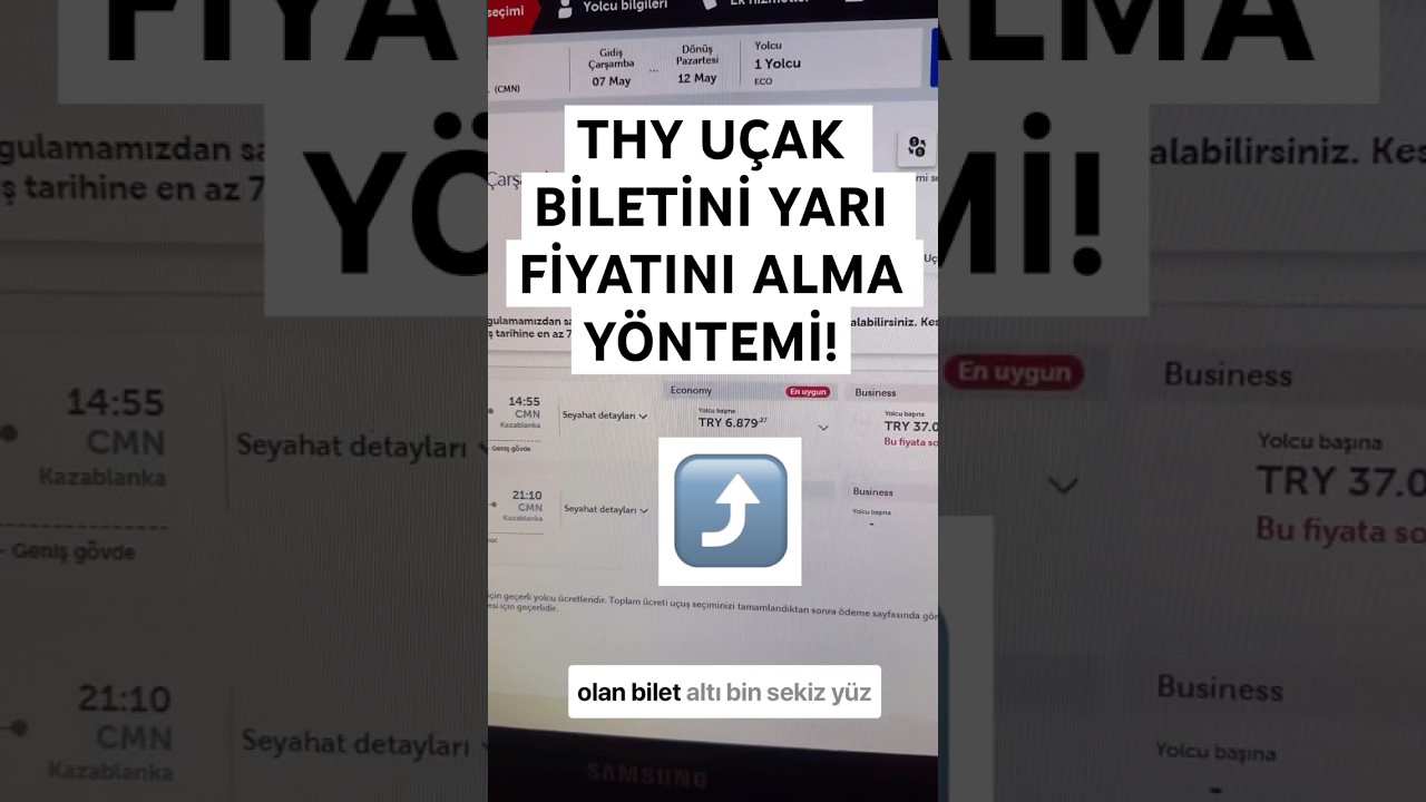 THY Uçak Biletleri Yarı Fiyatına!🔥