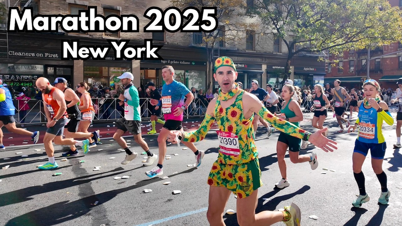 NYC Marathon 2025 Mile 16β17 πββοΈ in 4K