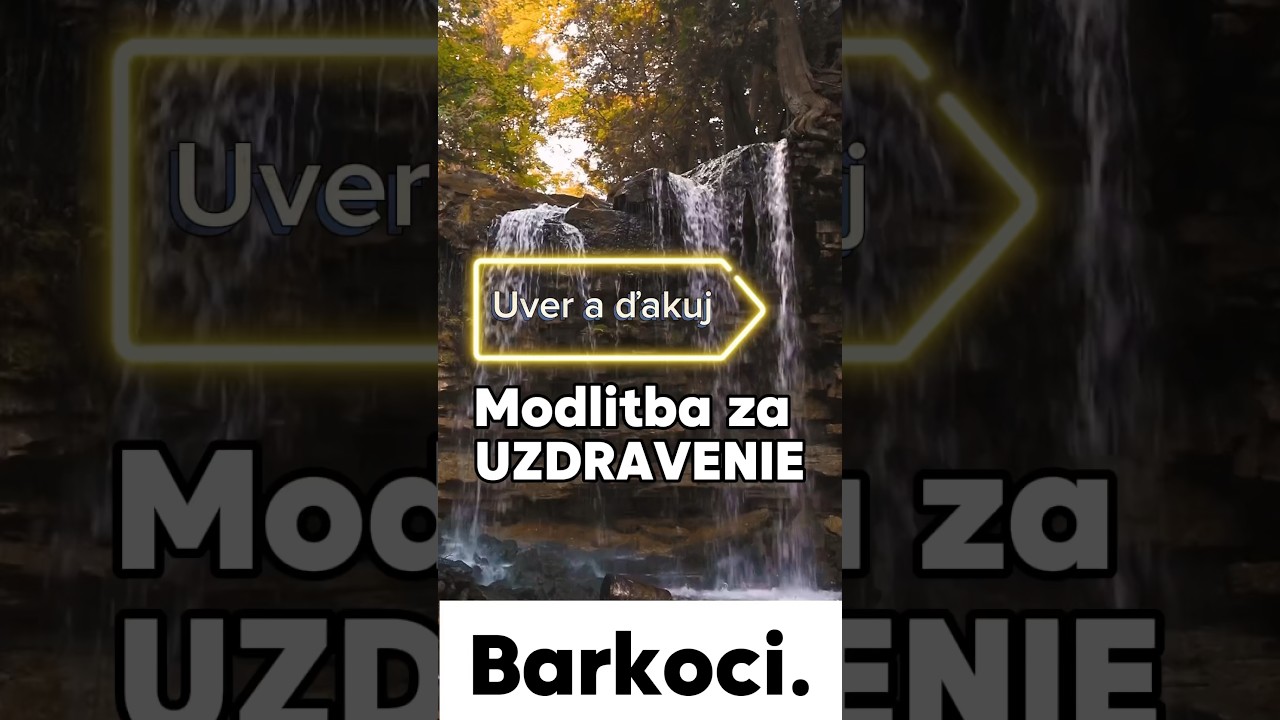 Krátka modlitba za uzdravenie a vďaku Pánu Ježišovi 🙏