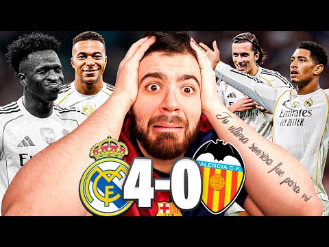 ¡REAL MADRID GOLEA 4-0 AL VALENCIA Y ES MÁS LÍDER QUE NUNCA! DOBLETE DE MBAPPÉ Y GOLAZO DE CARRERAS