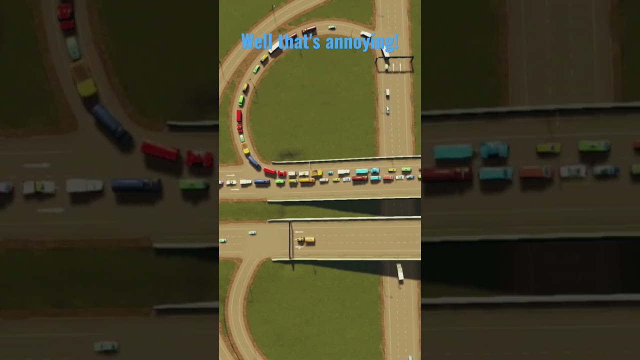 Cities Skylines: Grid City Traffic Issue 🚗