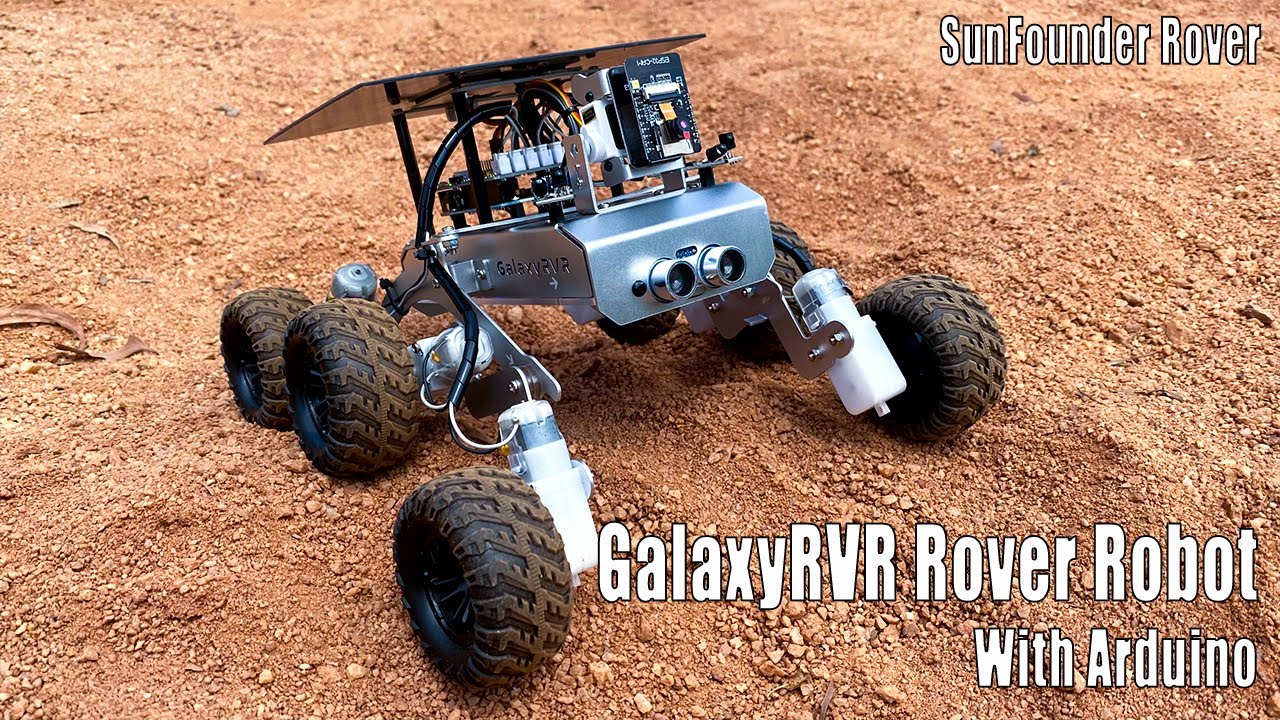 SunFounder GalaxyRVR Mars Rover Assembly 🚀