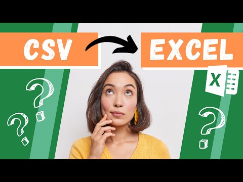 Comment CONVERTIR un fichier CSV en tableau EXCEL