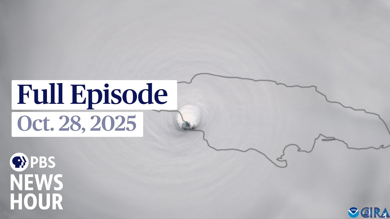 PBS News Hour Full Episode - Oct. 28, 2025: Hurricane Melissa Hits Jamaica & Israel-Gaza Tensions 🌍