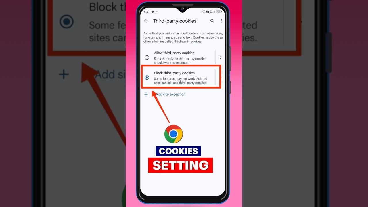 Chrome Cookies Disabled on Mobile 🚫