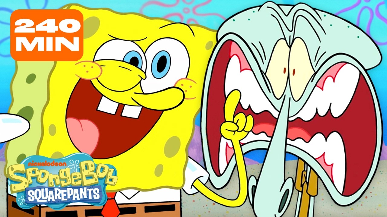 4 Hours of SpongeBob Fun! 🧽