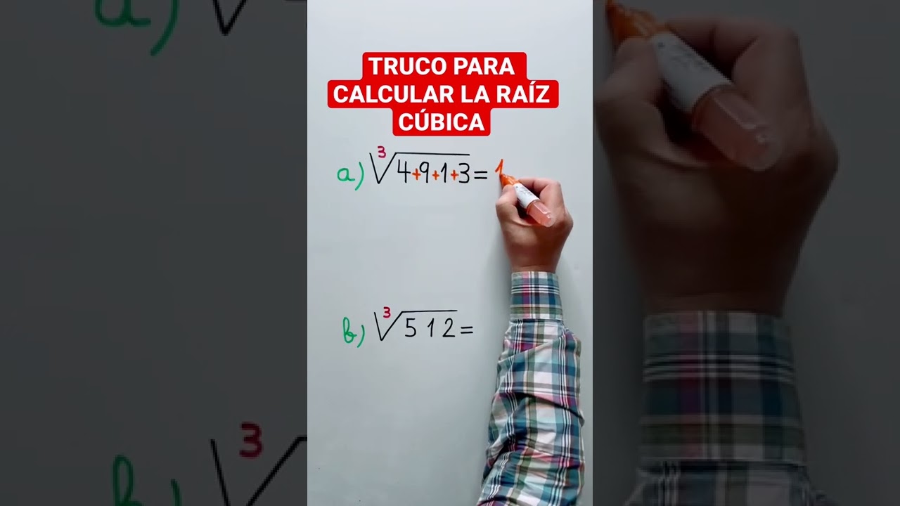 Truco Matemático para Calcular la Raíz Cúbica