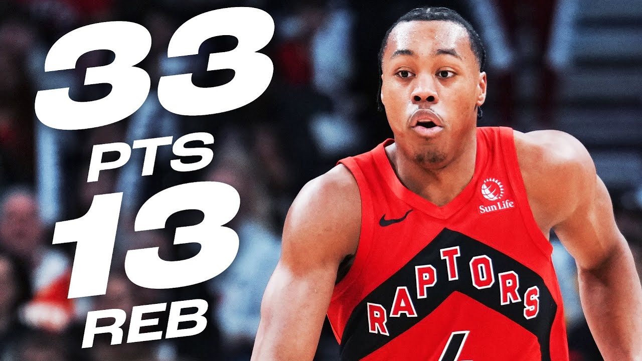 Scottie Barnes Dominates with a Double-Double in Raptors Win! 🏀 | January 1, 2025