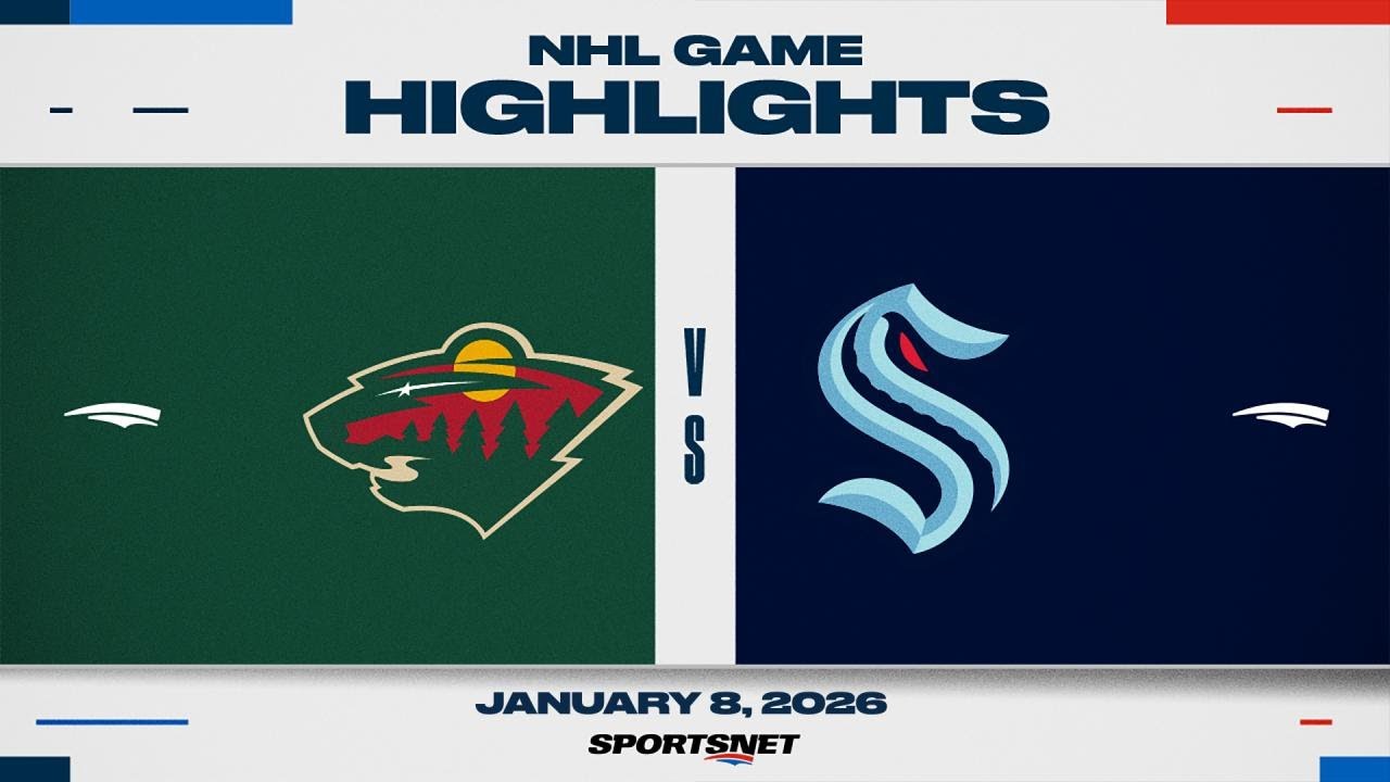 NHL Highlights | Wild vs. Kraken - January 8, 2026