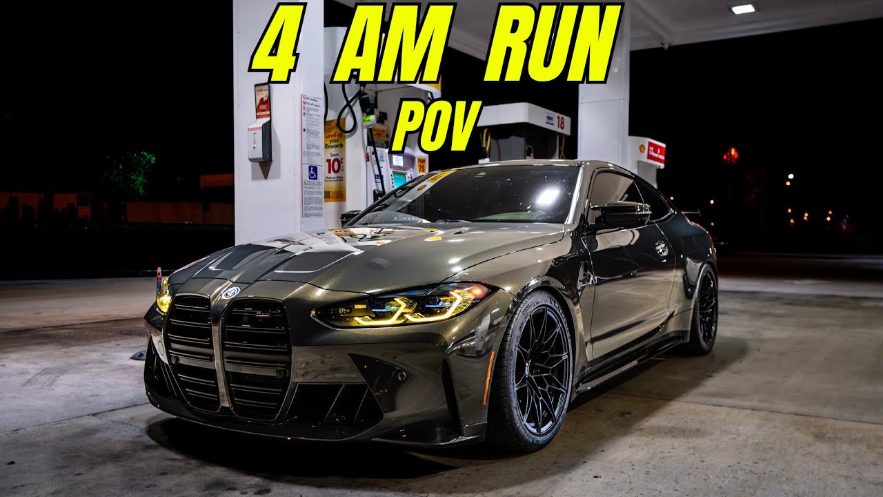 IT'S 4 A.M. COME DRIVE WITH ME - BMW M4 COMPETITION POV