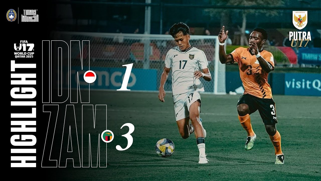 Indonesia vs Zambia Highlights | U17 World Cup 2025 ⚽
