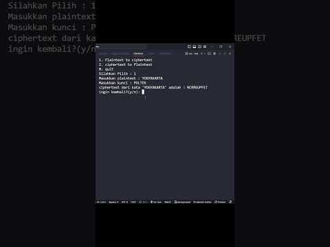 vigenere cipher using c++