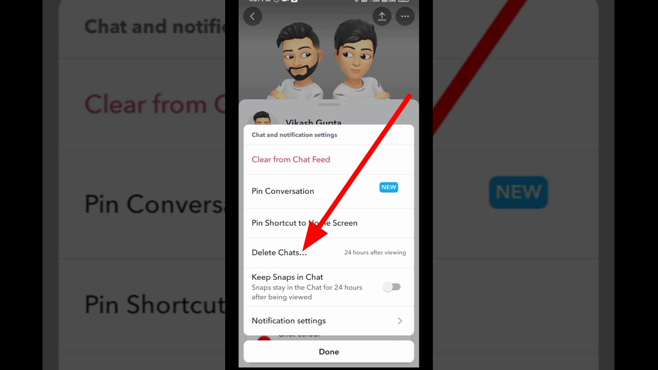 Snapchat पर चैट कैसे डिलीट करें 2024 और 2025 | #shorts