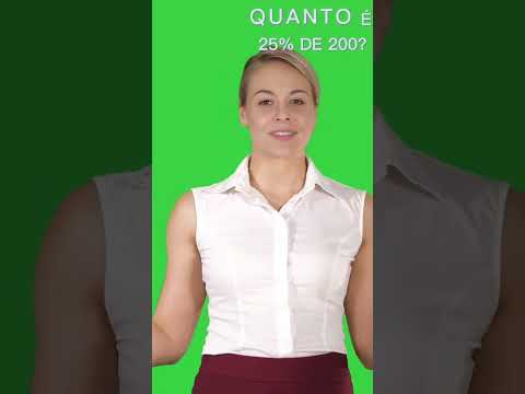 QUIZ DE MATEMÁTICA - QUANTO É 25% DE 200 #shortsviral
