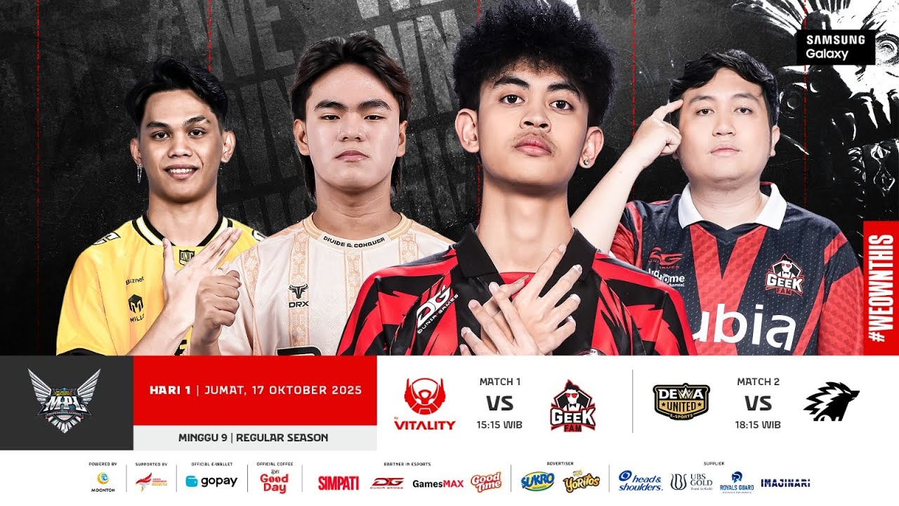 LIVE: MPL ID S16 Week 9 Day 1 | RS Hari 1