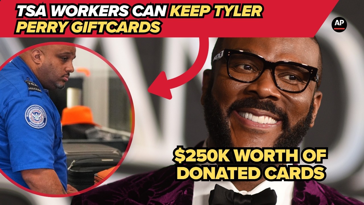 Tyler Perry Donates Gift Cards to TSA Workers ✈️
