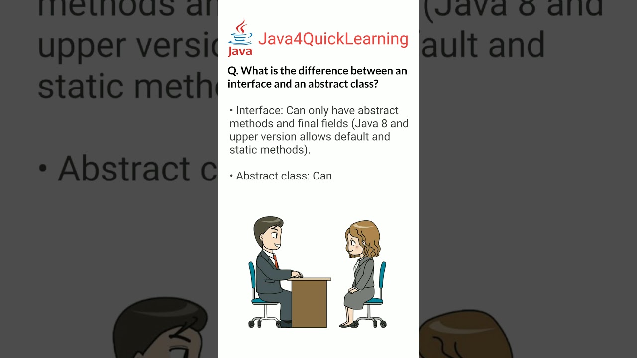 Difference Between Interface And Abstract Class || 30 Days 30 Questions (12) || Placement Series