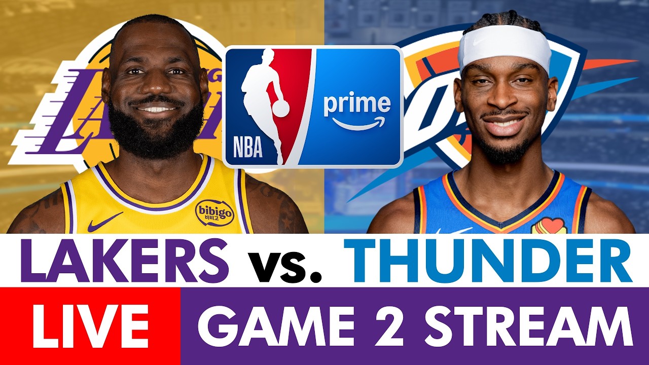 Lakers vs. Thunder Game 2 Live Stream & Highlights 🏀