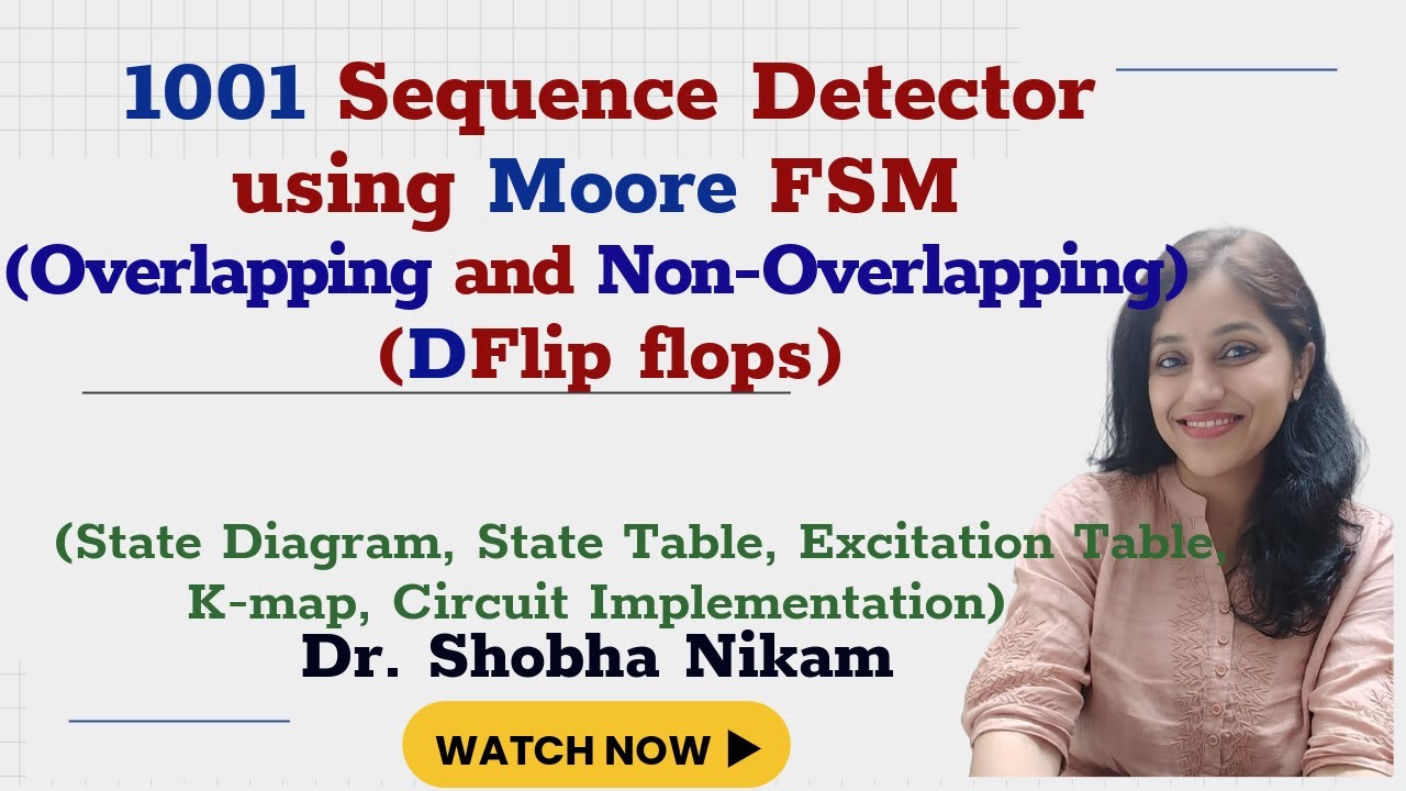 1001 Sequence Detector Using Moore FSM ๐