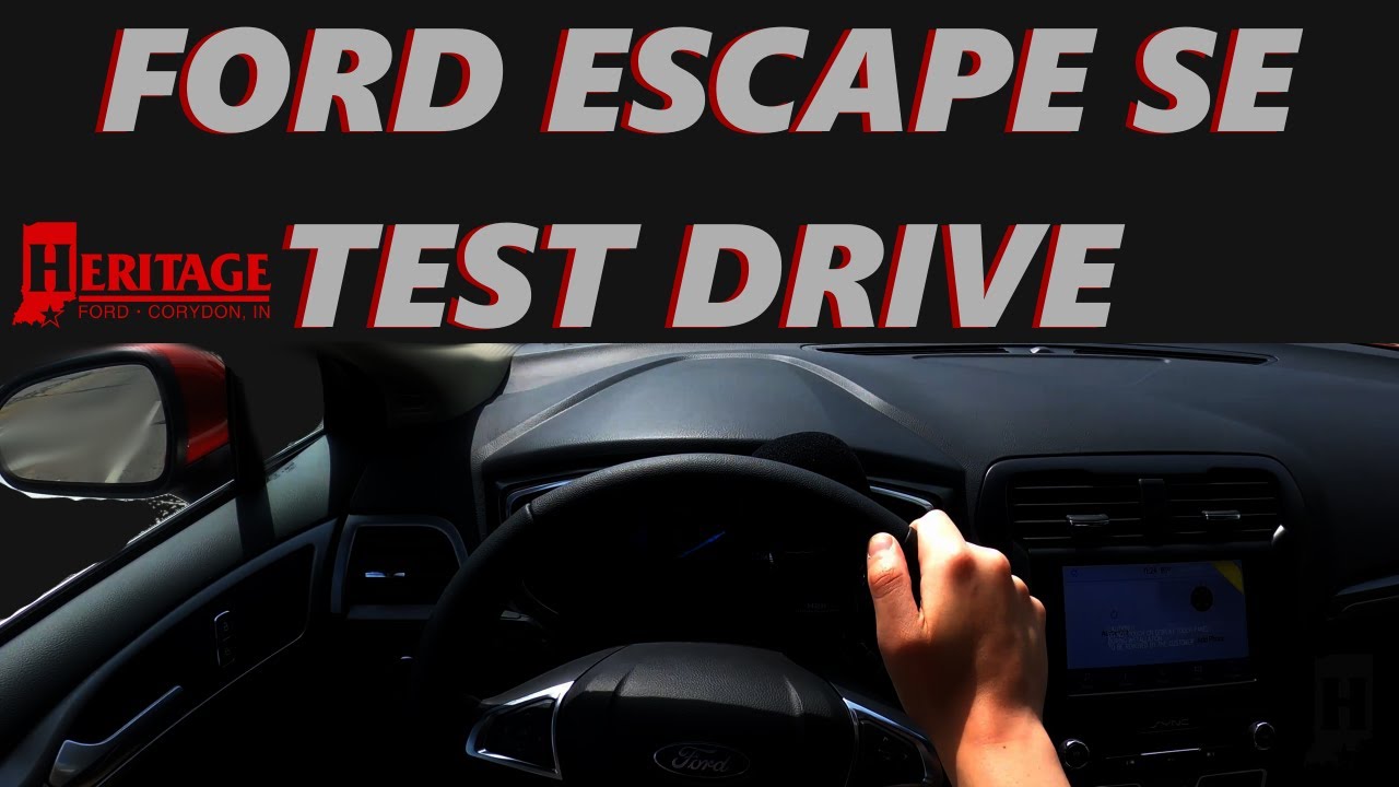 2020 Ford Escape SE POV Test Drive