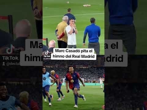 Feo gesto de Marc Casadó en la final de Copa del Rey