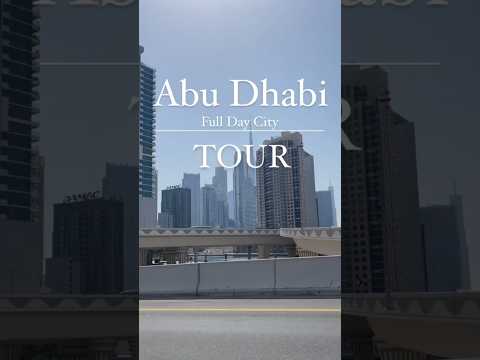 Abu Dhabi City Tour with Royal Dubai Tourism 👑 #travel #desertsafaridubai #abudhabitour