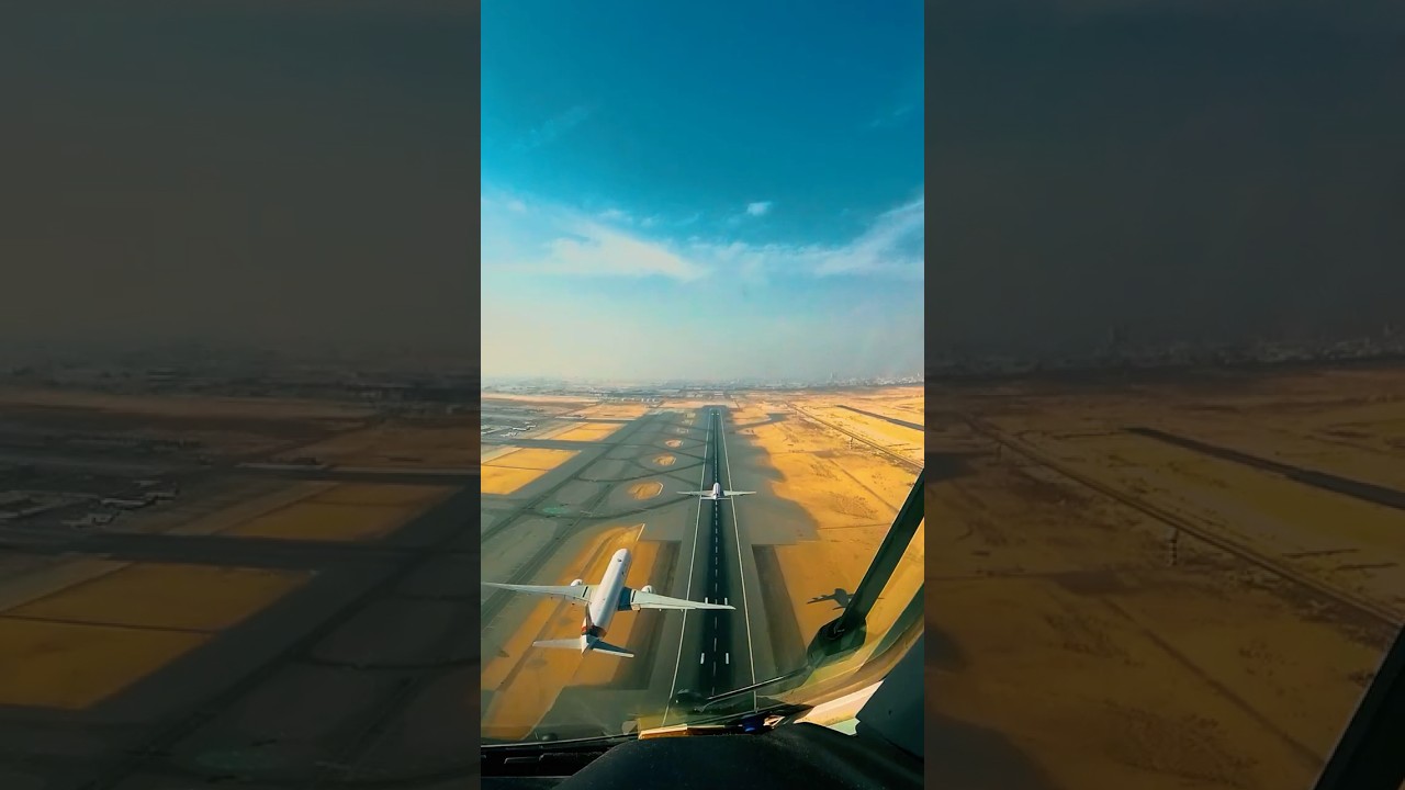 Epic Pilot View of Emirates Flyover at Dubai Airshow ✈️