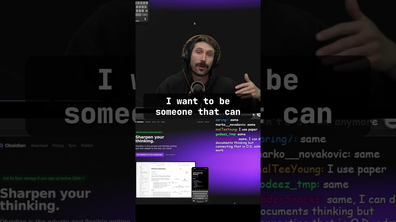 Taking Notes Live on Twitch 🎥