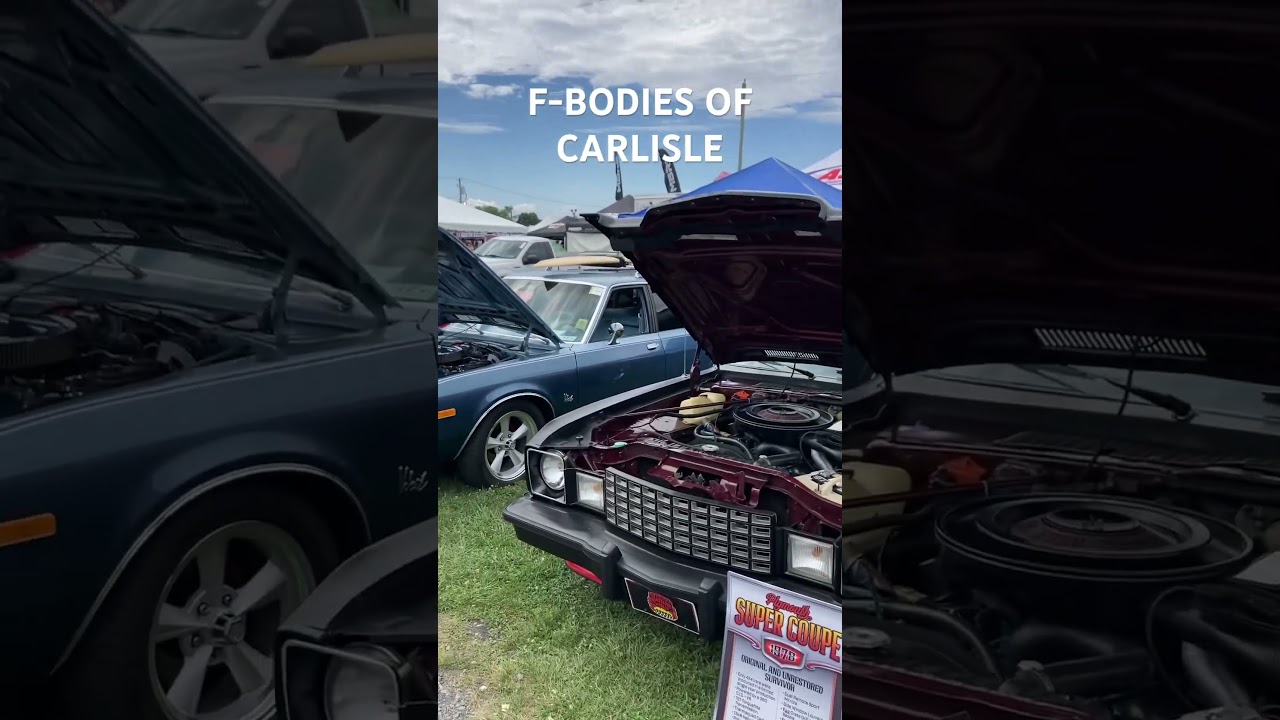 Few of the F-bodies at Carlisle Chrysler Nationals 2024. #mopar #moparornocar #car #automobile