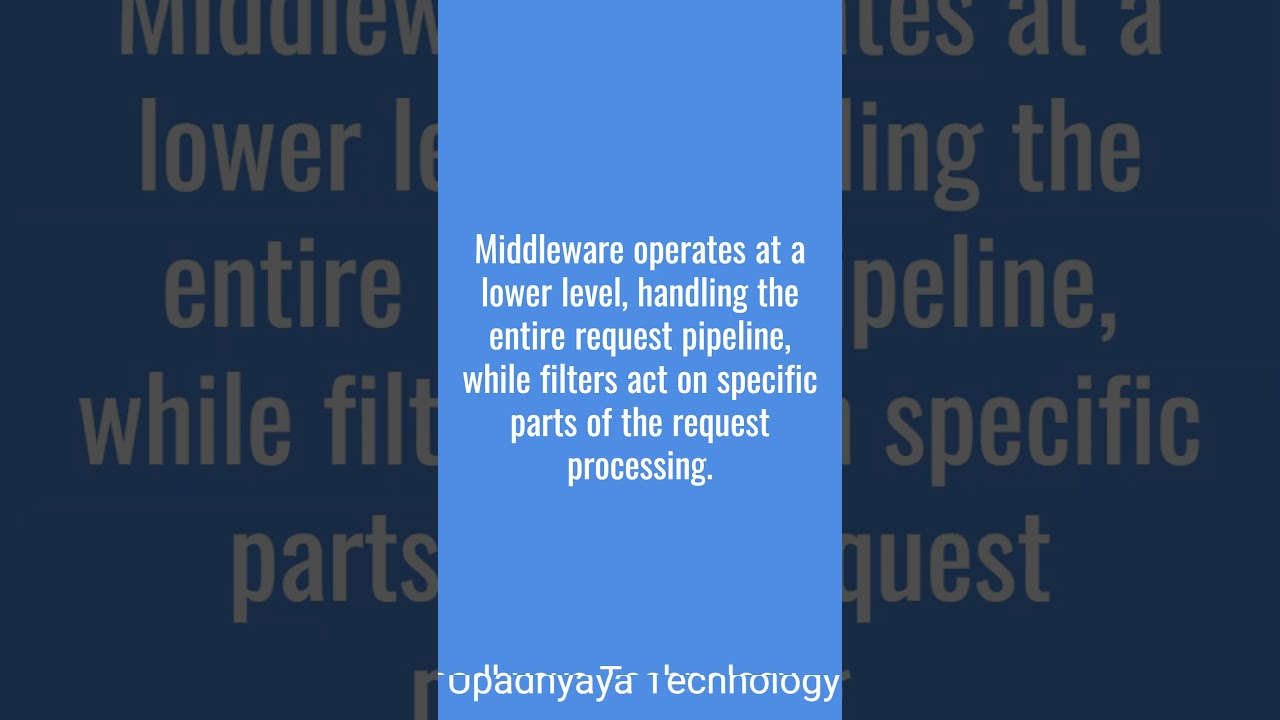 Middleware vs Filters in ASP.NET Core ⚙️