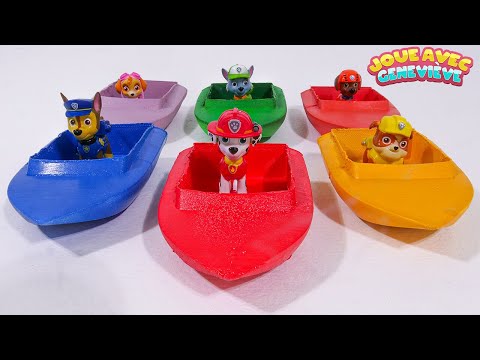 Meilleures Vidéos d’Apprentissage Pour les Enfants — La Pat’ Patrouille des Bateaux Aquaplay !