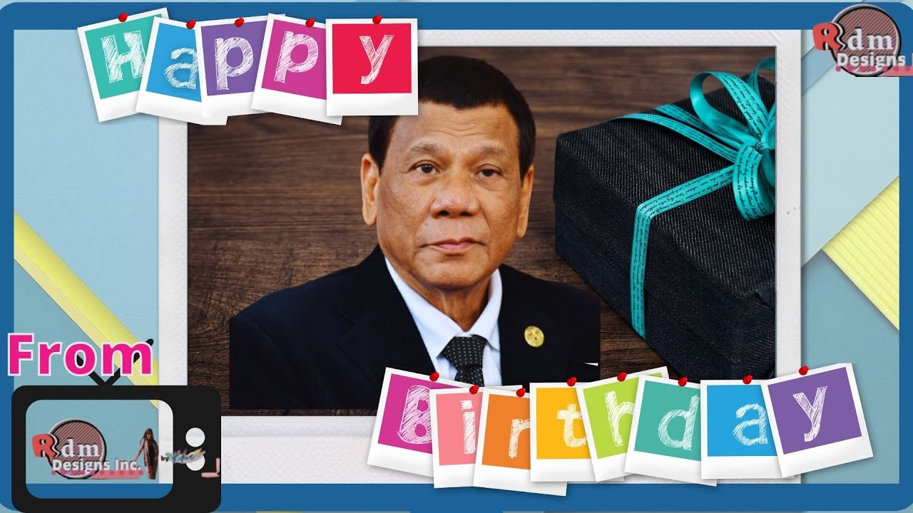 President Rodrigo Duterte | Happy 76th Birthday | by Rdm Designs