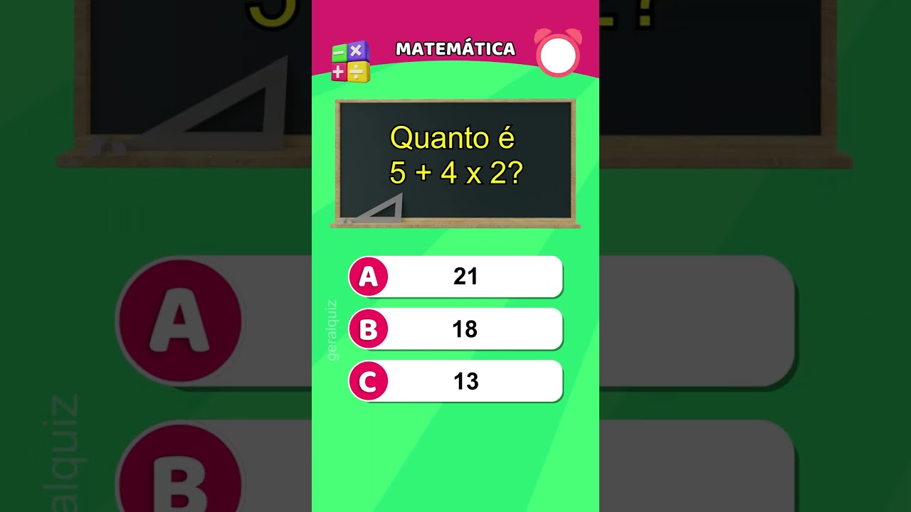 Desafio de Matemática: Teste suas Habilidades com Nosso Quiz