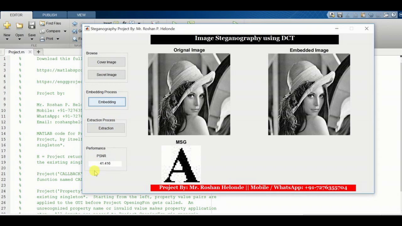 Ultimate Guide to Image Steganography Using DCT in MATLAB π