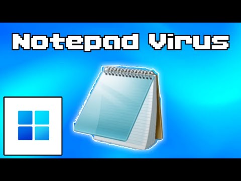 How to make a harmless Troll-Virus in NOTEPAD