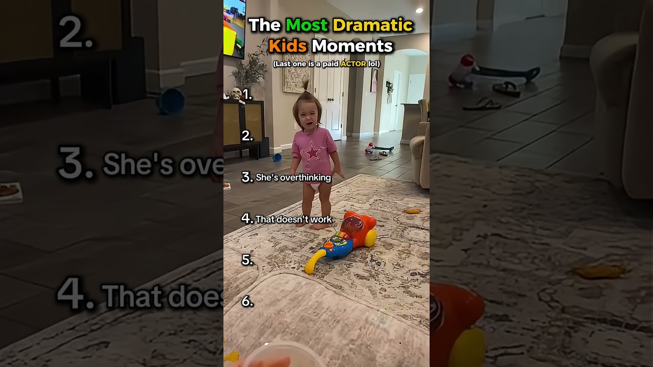 Top 6 Most Hilariously Dramatic Kids Moments 😂