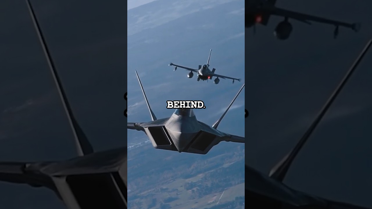F-22 Raptor Engages Iranian Fighter Jet