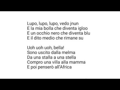 Ghali - Ninna Nanna (Lyrics Video)