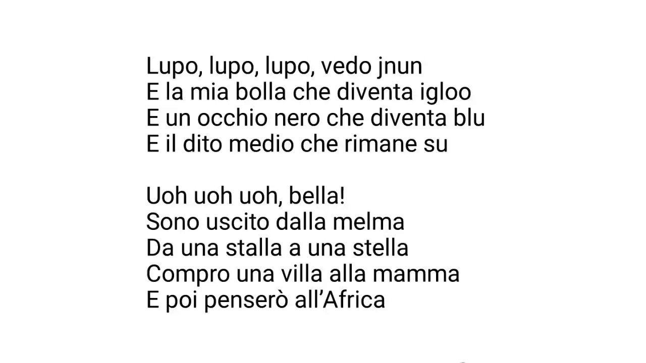 Ghali - Ninna Nanna 🎶 Lyrics Video | Powerful Song & Meaning